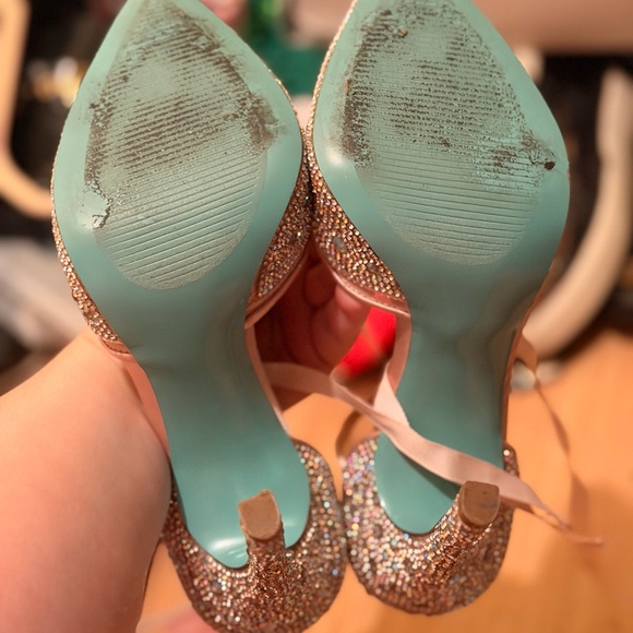 Elegant Rhinestone Heels- Betsey Johnson - Picture 7 of 7
